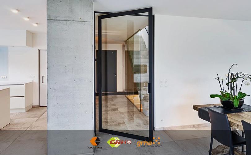 model pintu aluminium