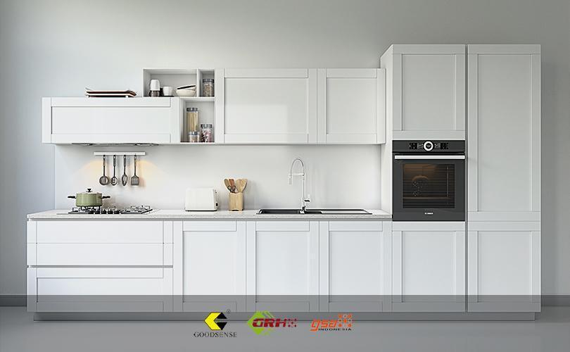 kitchen set aluminium minimalis