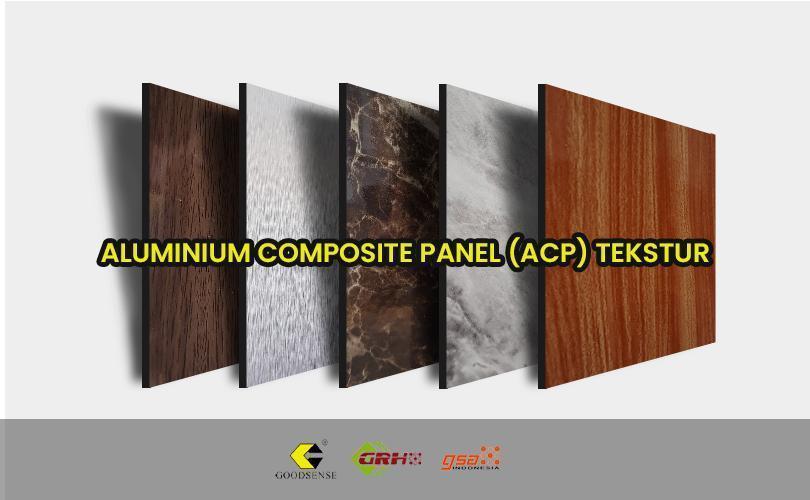 aluminium composite panel tekstur