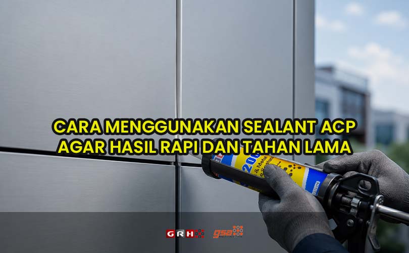cara menggunakan sealant acp