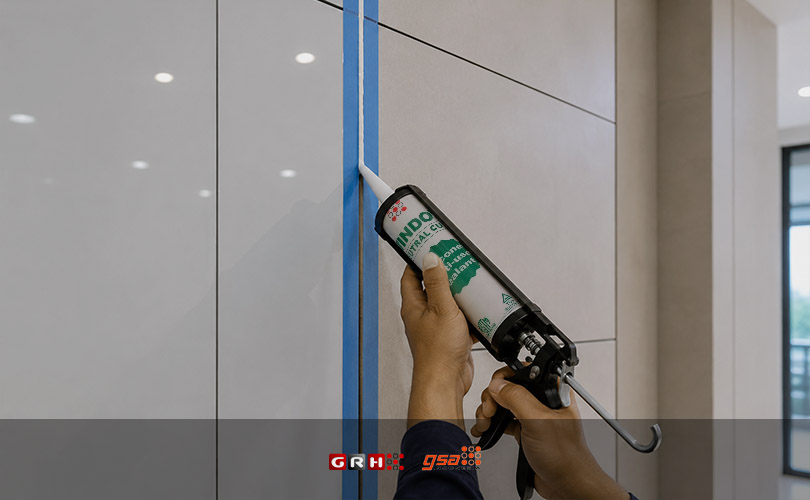 cara menggunakan silicone sealant