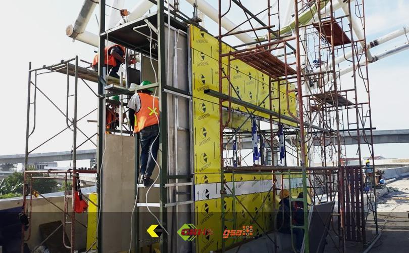 Memasang Lembaran Acp