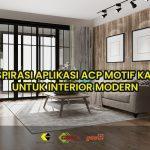 aplikasi acp motif kayu