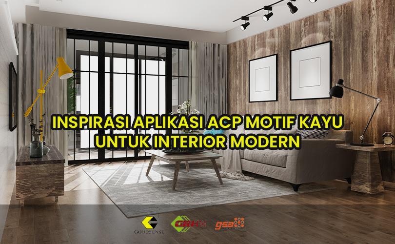 aplikasi acp motif kayu