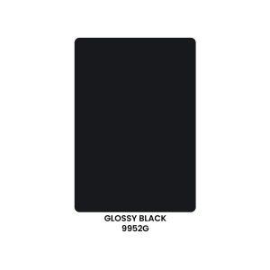 jual acp warna glossy black