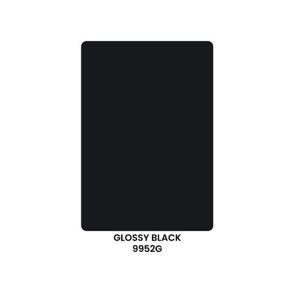 jual acp warna glossy black