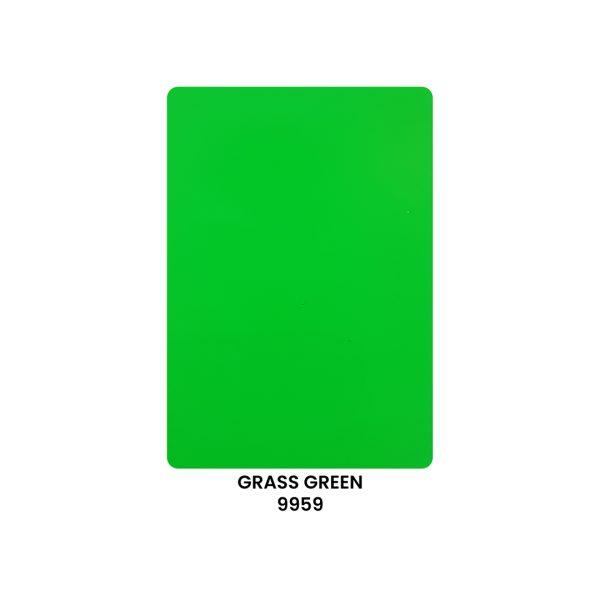 jual acp warna grass green