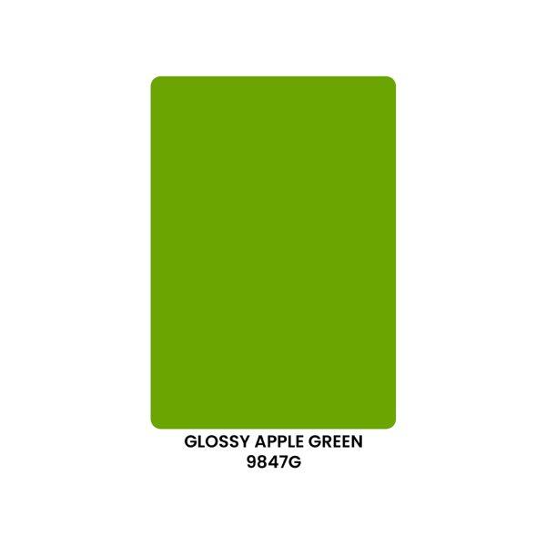 jual acp warna glossy apple green