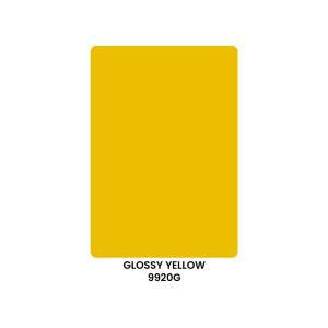 jual acp warna kuning glossy