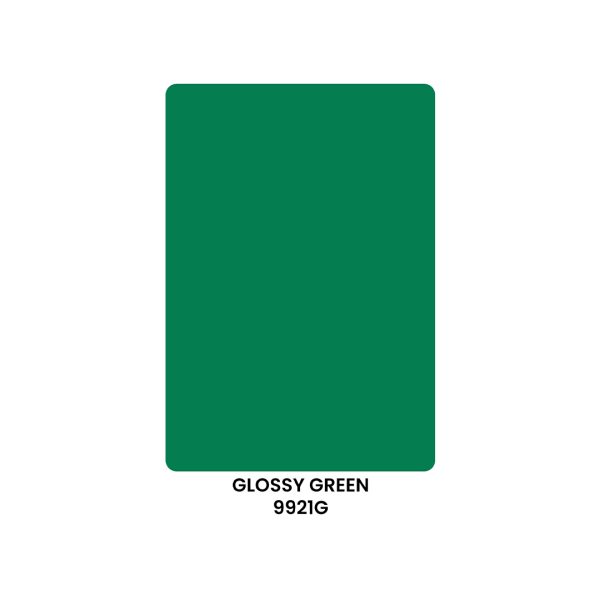 jual acp warna glossy green