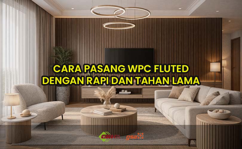 cara pasang WPC fluted