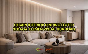 desain interior dinding fluted