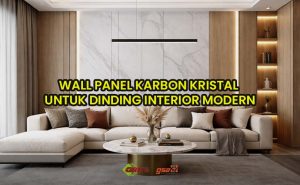 wall panel karbon kristal