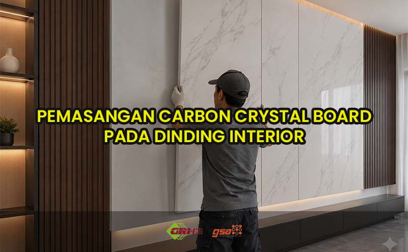 pemasangan carbon crystal board