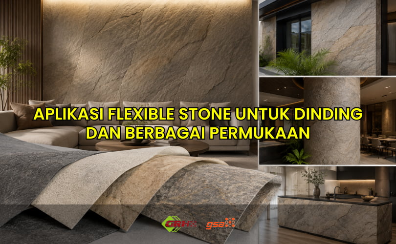aplikasi flexible stone