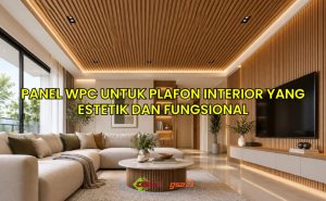 panel WPC untuk plafon